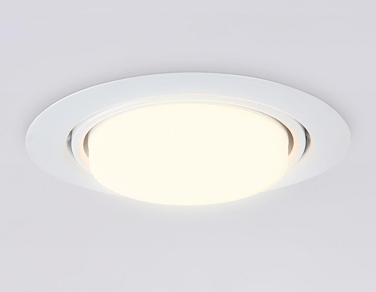 встраиваемый поворотный светильник ambrella light standard spot gx53 spot g10122