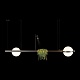 подвесной светодиодный светильник loft it jardin 10121/d dark grey