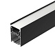 алюминиевый профиль arlight line-5075-honeycomb-2000 black 044874