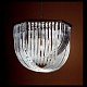 подвесной светильник delight collection murano glass kr0116p-7l black