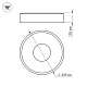 потолочный светодиодный светильник arlight sp-tor-ring-surface-r600-42w warm3000 022137(1)