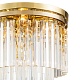 потолочный светильник odeon 5 gold/clear delight collection