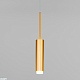 подвесной светодиодный светильник eurosvet dante 50203/1 матовое золото